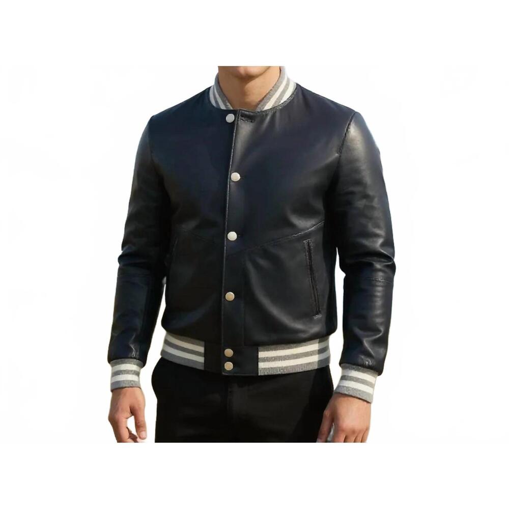 NEW LUSSO BENI forma bomber jacket in navy